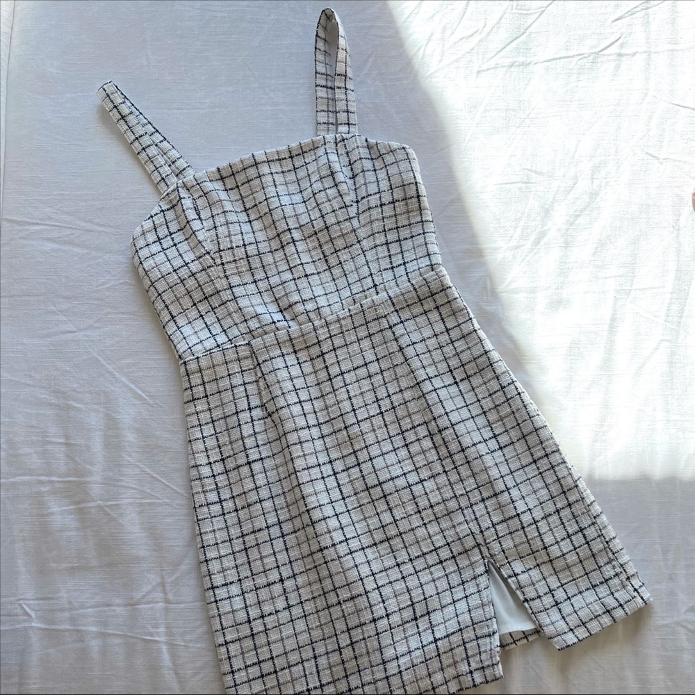 Abercrombie & Fitch Tweed Slip Mini Dress